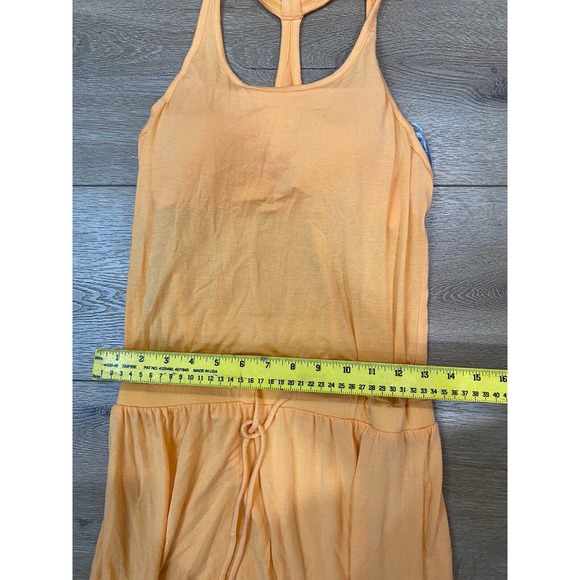 Athleta Cressida Dress Tiger Lily Orange Size Medium Maxi - Picture 7 of 10